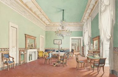 A Salon in the Palazzo Satriano, Naples